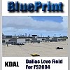 BLUEPRINT - DALLAS LOVE FIELD KDAL FS2004